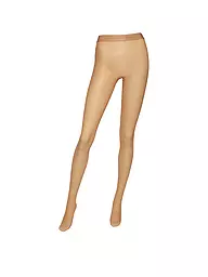 WOLFORD | Collant a rete TWENTIES back | Marrone chiaro