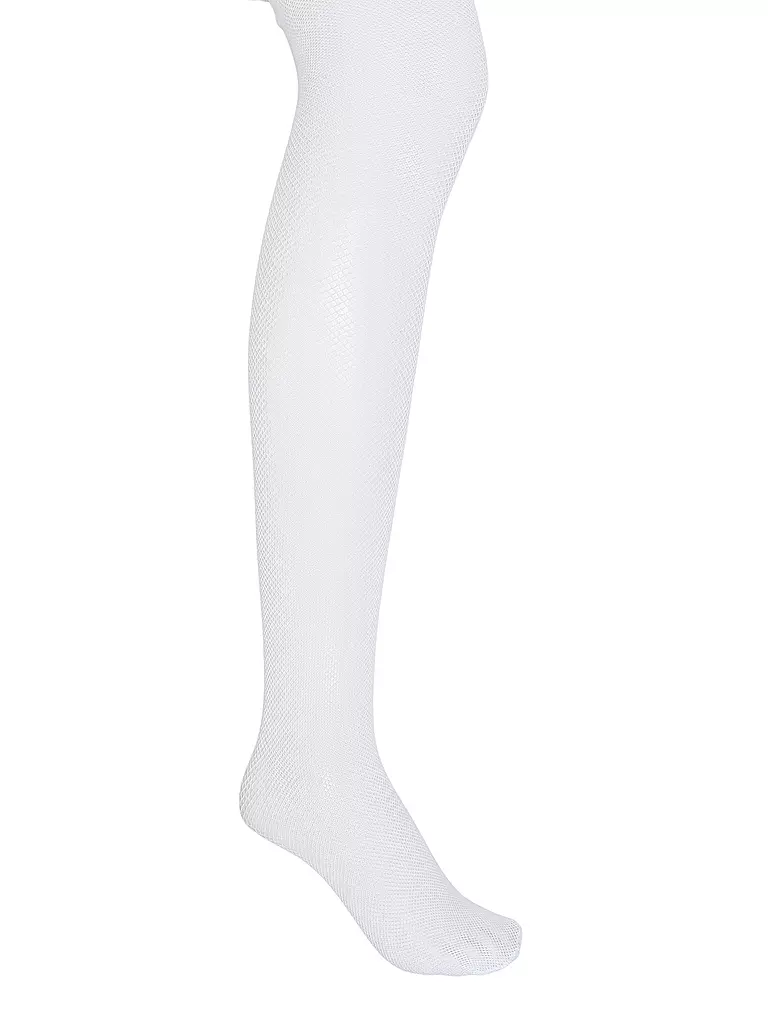 WOLFORD | Collant a rete TWENTIES White | Bianco