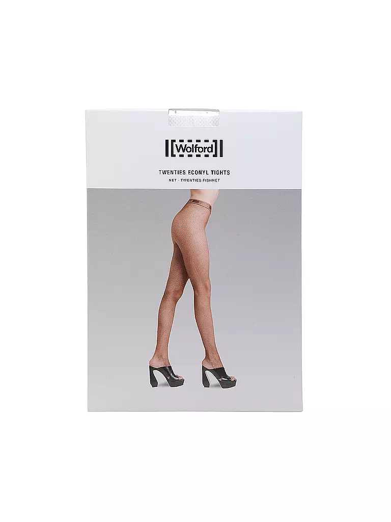 WOLFORD | Collant a rete TWENTIES White | 