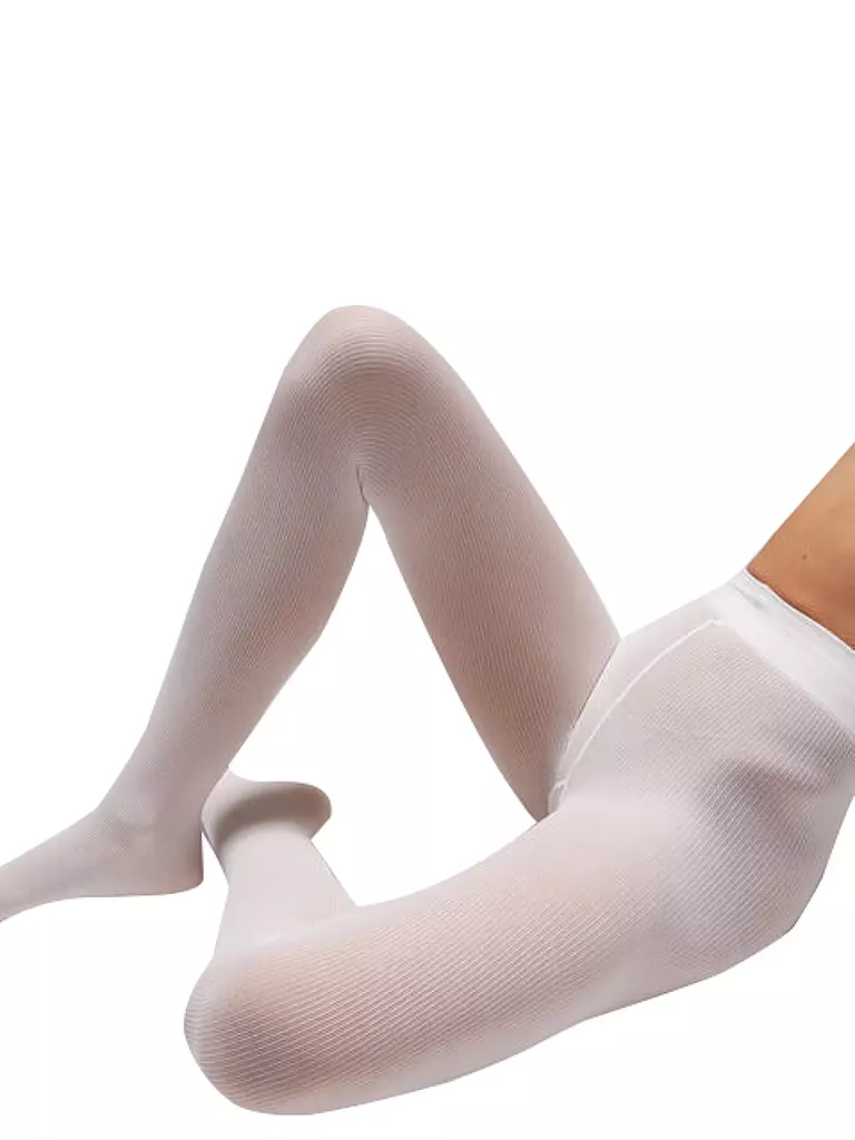 WOLFORD | Collant alla moda Mary Cotton Rib | Beige