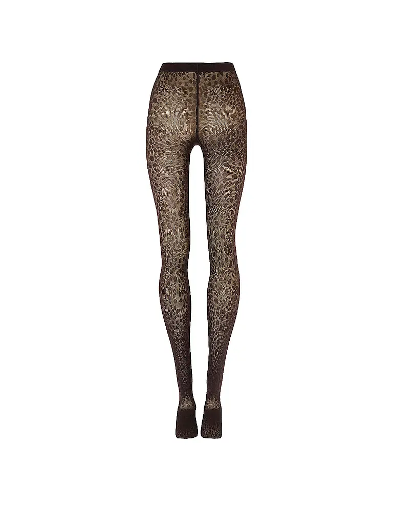WOLFORD | Collant alla moda PANTERA Dark Wood | 
