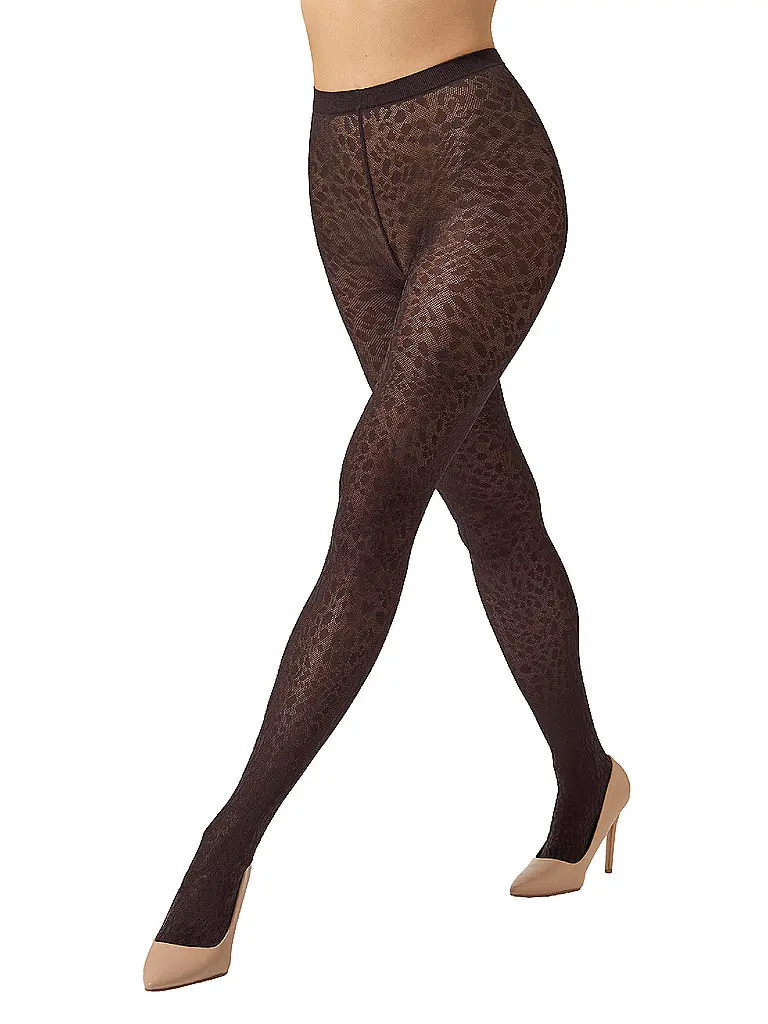 WOLFORD | Collant alla moda PANTERA Dark Wood | 