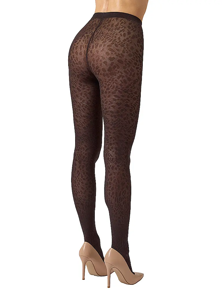 WOLFORD | Collant alla moda PANTERA Dark Wood | 