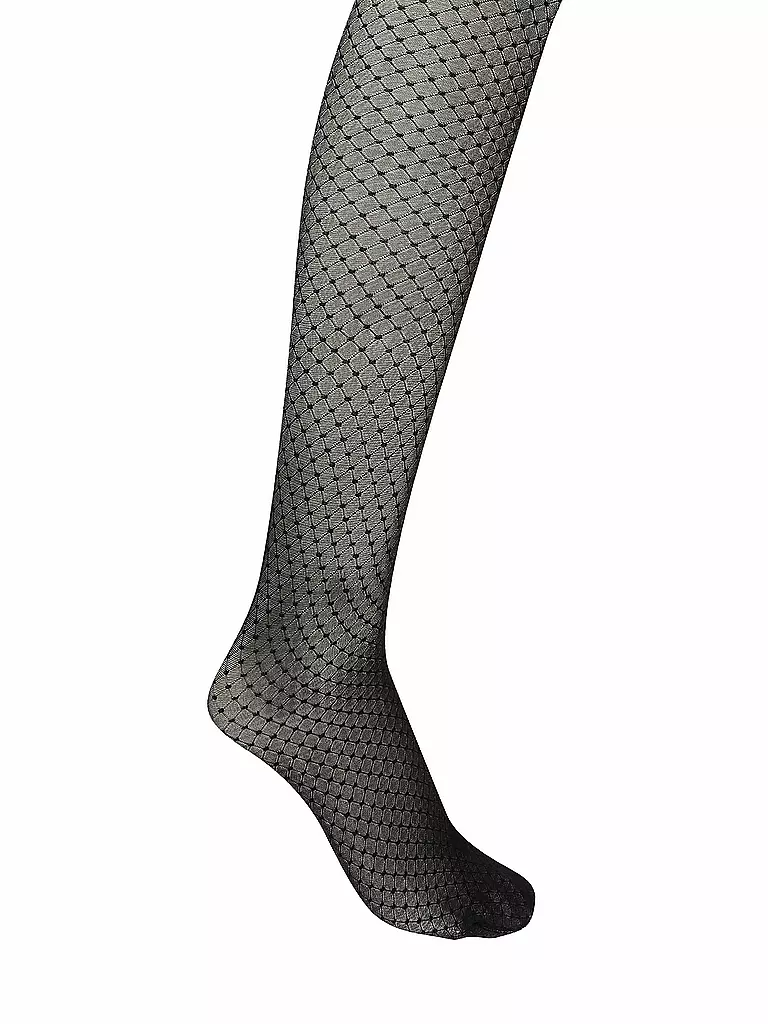 WOLFORD | Collant funzionali CONTROL DOTS 20 nero | Nero