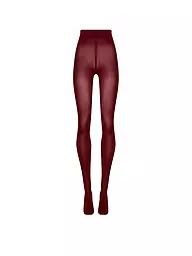 WOLFORD | Collant VELVET DE LUXE 66 soft cacao | Rosso scuro