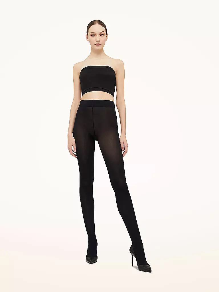 WOLFORD | Collant VELVET DE LUXE 66 admiral | Blu