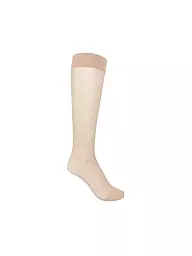WOLFORD | Kniestrümpfe SHEER PATTERN 30 DEN fairly light | Marrone chiaro