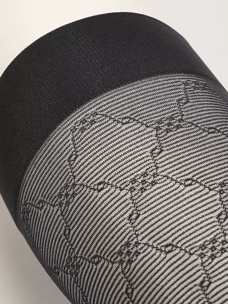 WOLFORD | Kniestrümpfe SHEER PATTERN 30 DEN nero | Nero
