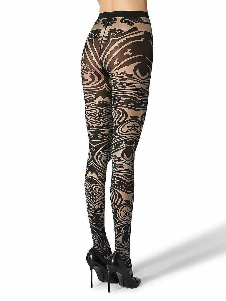 WOLFORD | Modestrumpfhose  WOLFORD x ETRO grey/black | Nero