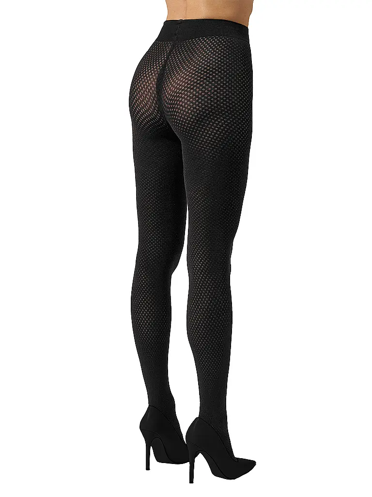 WOLFORD | Modestrumpfhose COTTON DOT Black  | Nero
