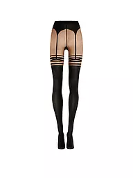 WOLFORD | Modestrumpfhose SUSPENDER Fairly light/black  | Nero