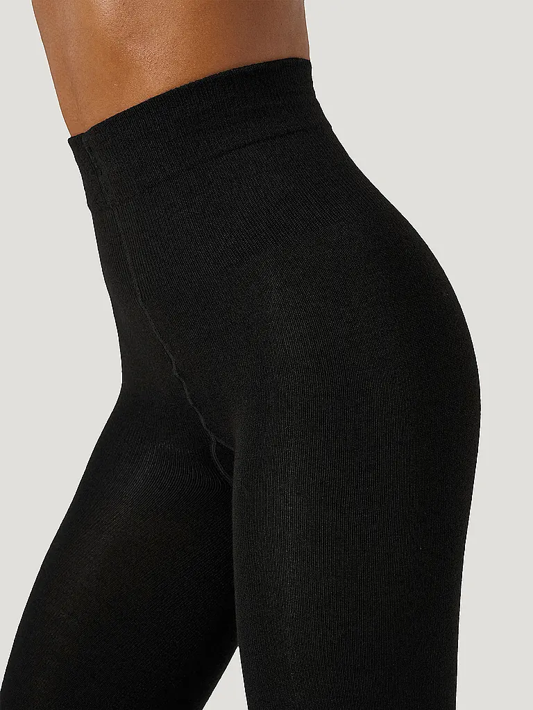 WOLFORD | Strumpantalone a maglia nero | Nero