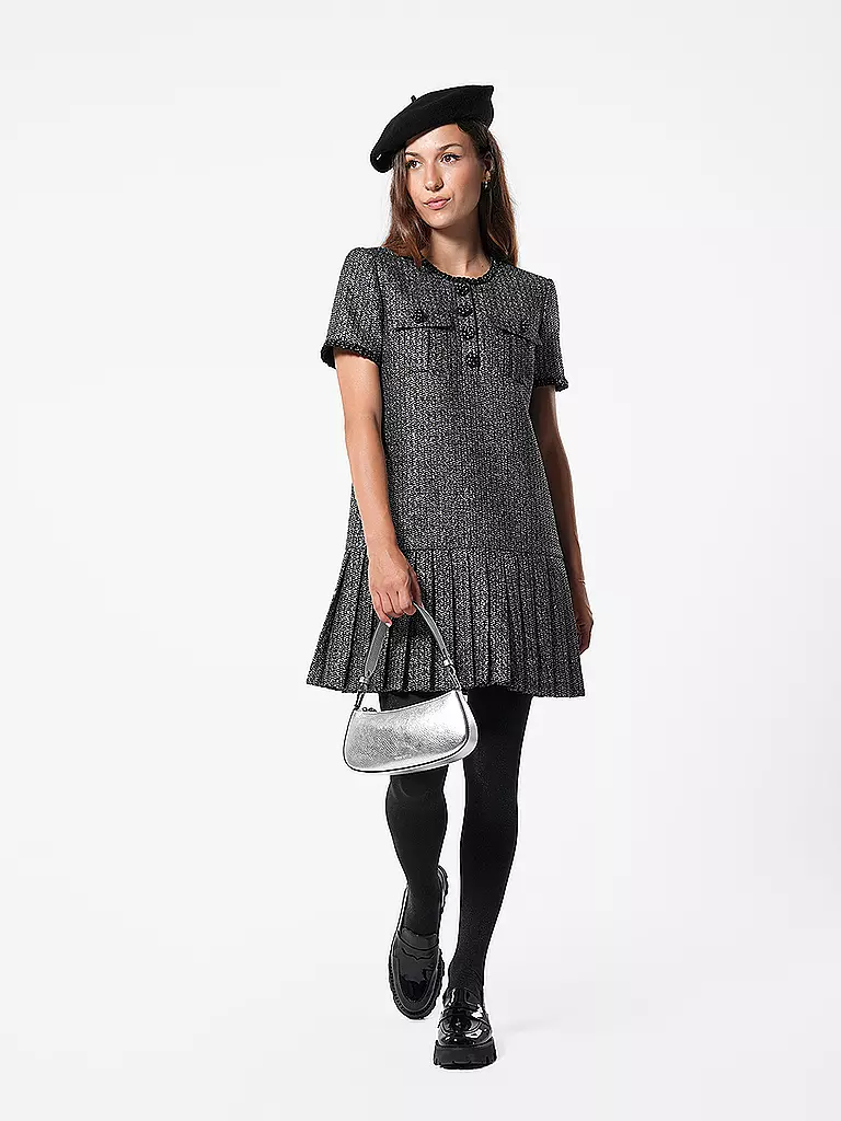 WOLFORD | Strumpfhose SHINY SHEER black/pewter | Grigio