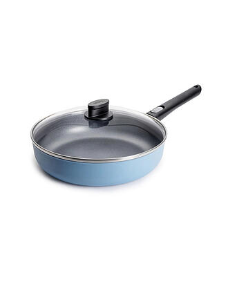 WOLL | Padella con bordo alto e coperchio 28cm/3,3l ECOLOUR Azzurro cielo