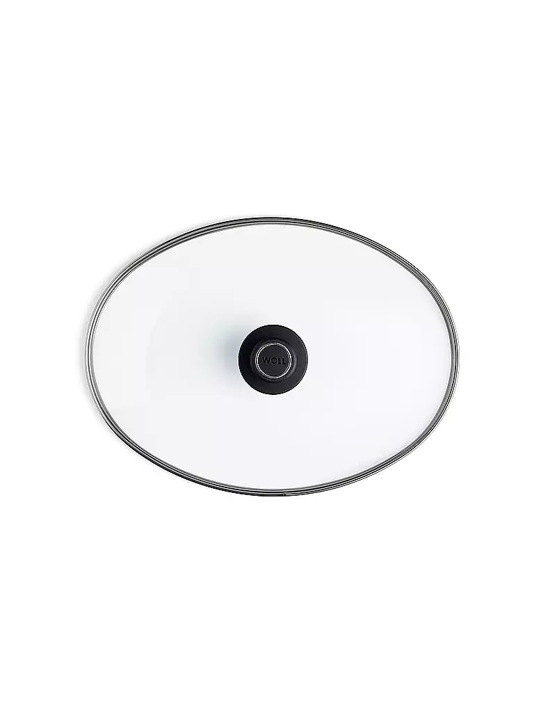 WOLL | Coperchio in vetro di sicurezza ovale 38x28cm vetro | Trasparente