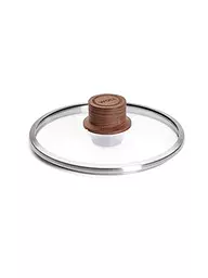 WOLL | Coperchio in vetro ECO-LOGIC 18cm vetro/legno | Trasparente