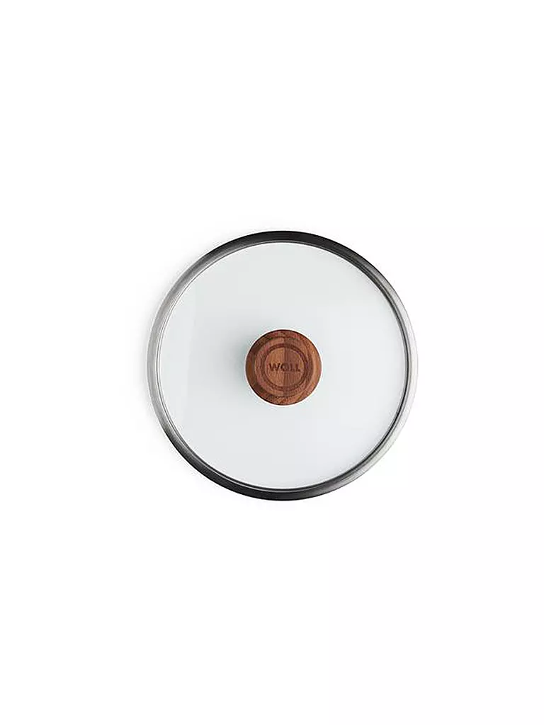 WOLL | Coperchio in vetro ECO-LOGIC 20 cm vetro/legno | Trasparente
