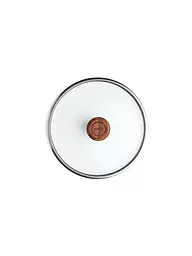WOLL | Coperchio in vetro ECO-LOGIC 24 cm vetro/legno | Trasparente