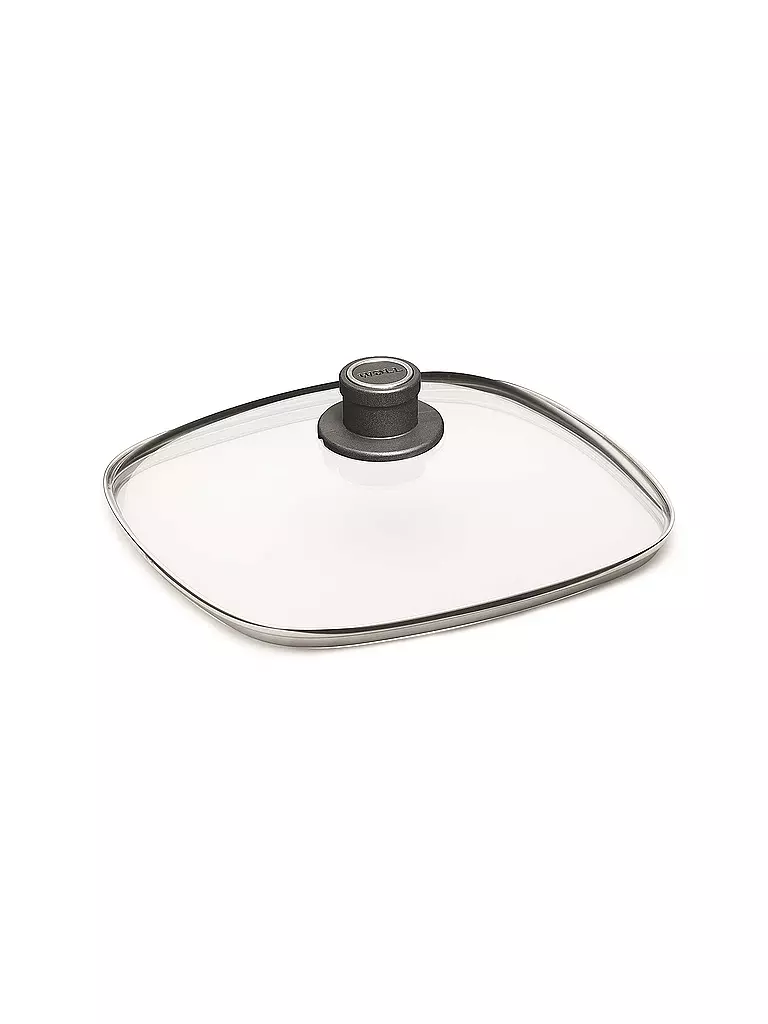 WOLL | Coperchio in vetro quadrato 26x26 cm | Trasparente