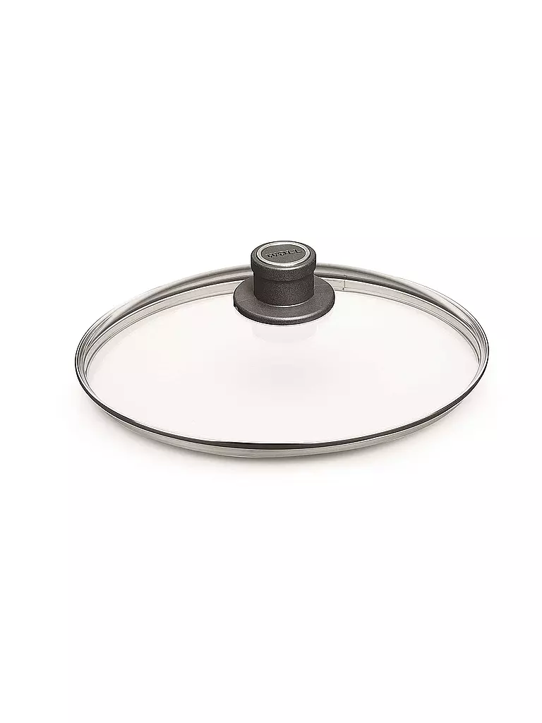 WOLL | Coperchio in vetro rotondo 28 cm | Trasparente