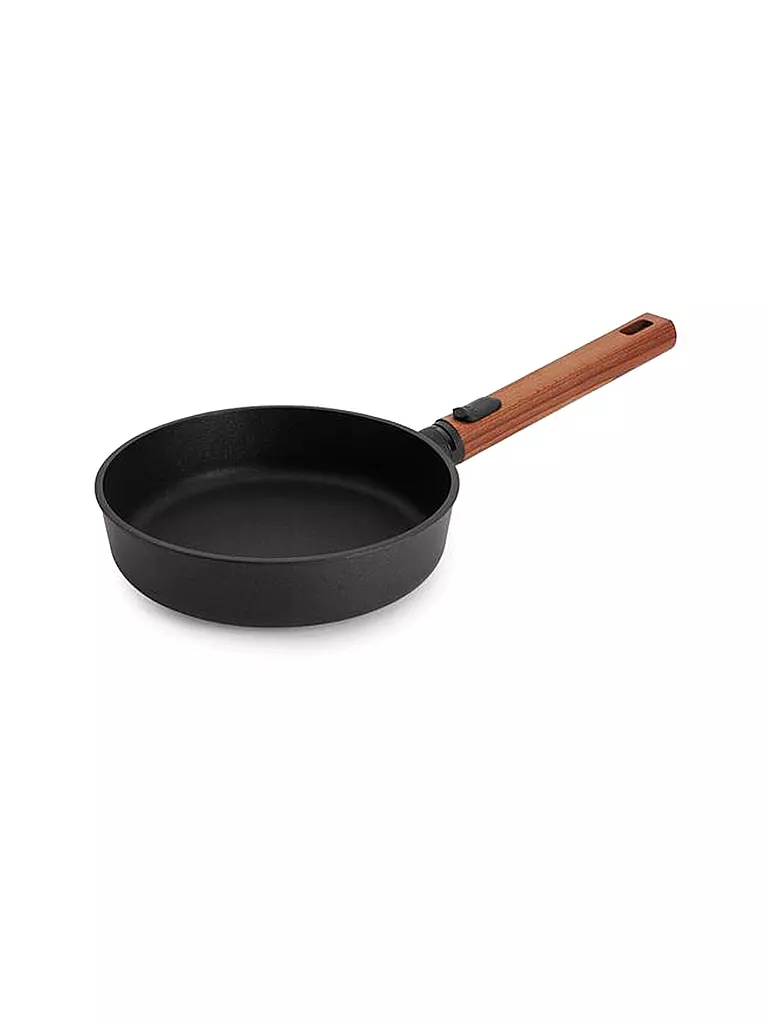 WOLL | Padella con manico in legno 20cm ECO-LOGIC antiaderente | Nero
