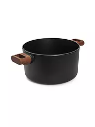 WOLL | Pentola con manico in legno 24 cm ECO-LOGIC antiaderente | Nero