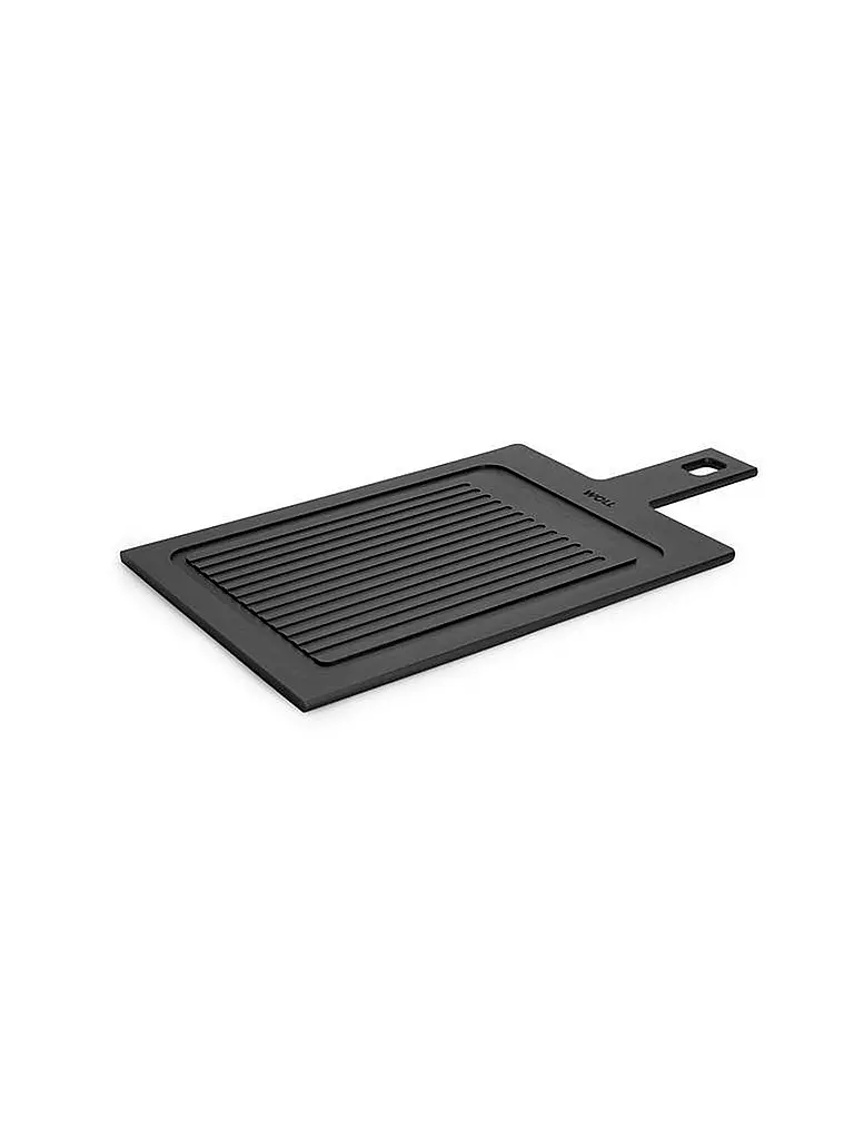 WOLL | Tagliere CUT and SERVE 44x23cm Nero con scanalature Nero | Nero