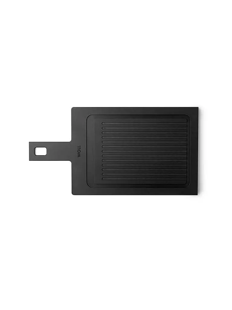 WOLL | Tagliere CUT and SERVE 44x23cm Nero con scanalature Nero | Nero