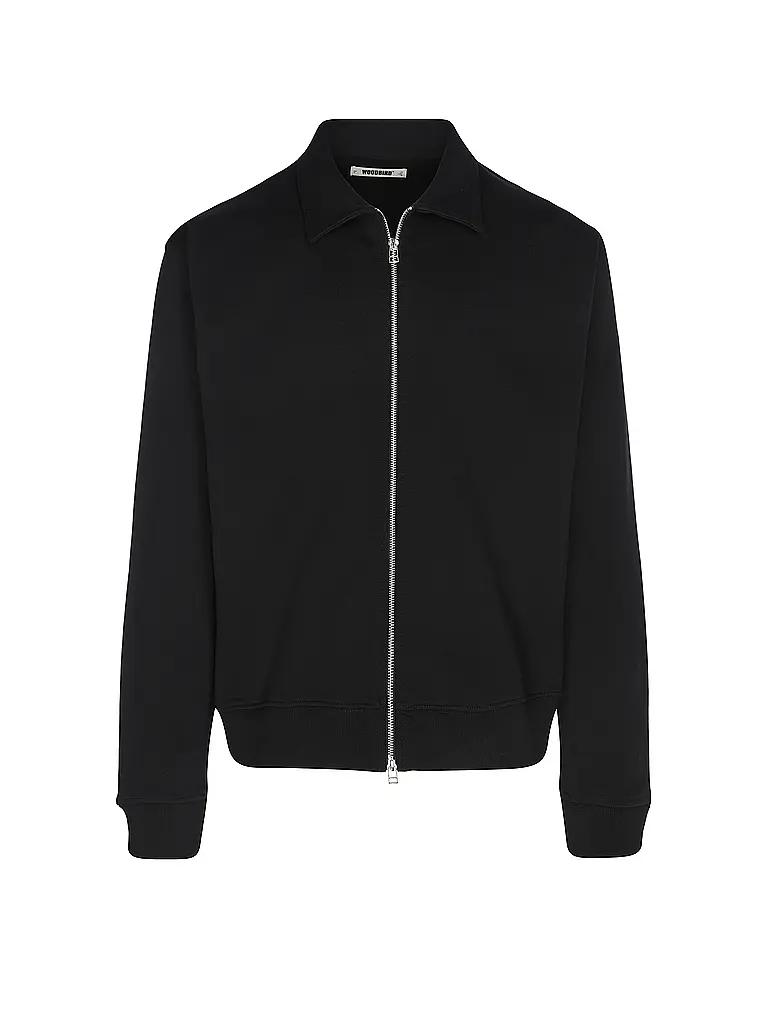 WOODBIRD | Felpa con zip WBTOM | Nero