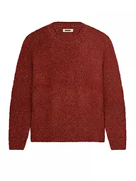 WOODBIRD | Pullover WBKURT LOOP | Rosso scuro