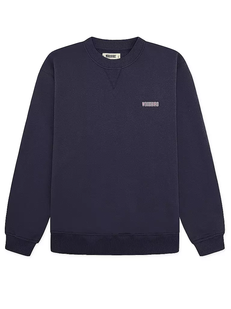 WOODBIRD | Sweater WBCANE KOI | Blu scuro