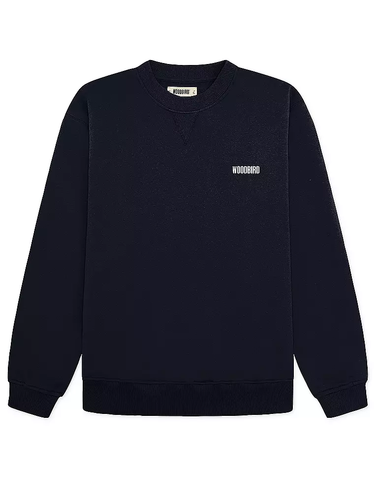 WOODBIRD | Sweater WBCANE PHO | Blu scuro