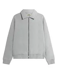 WOODBIRD | Felpa con zip WBTOM | Grigio chiaro