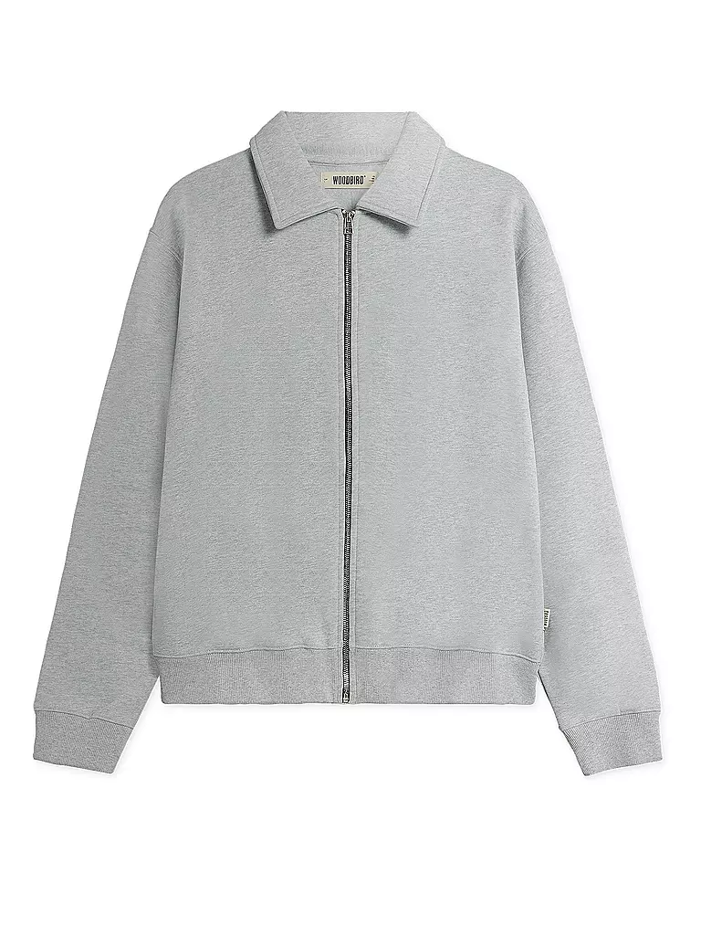WOODBIRD | Sweatjacke WBTOM | Grigio chiaro