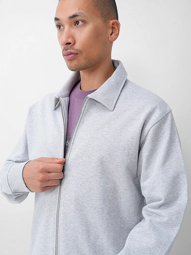 WOODBIRD | Sweatjacke WBTOM | Grigio chiaro