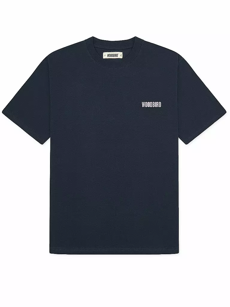 WOODBIRD | T-shirt WBBAINE KOI | Blu scuro