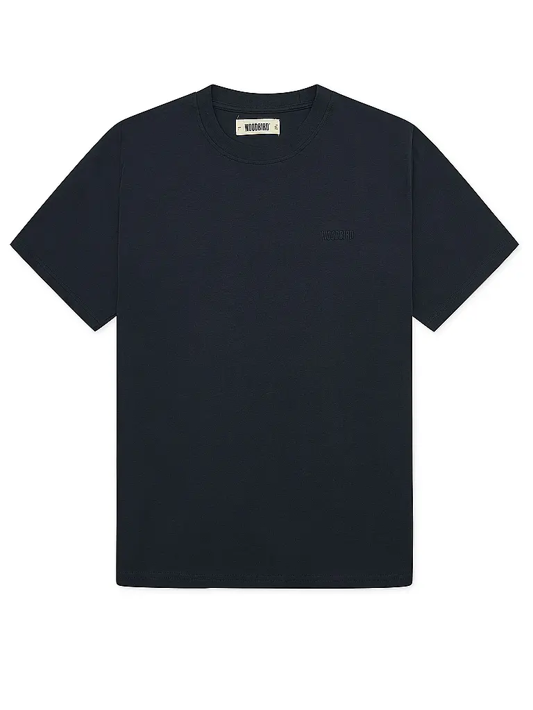 WOODBIRD | T-Shirt WBBAINE | Blu scuro