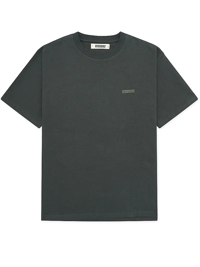 WOODBIRD | T-Shirt WBBAINE | Verde scuro