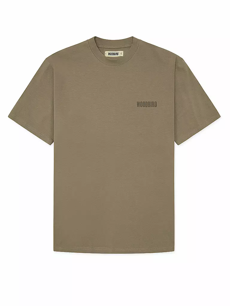 WOODBIRD | T-Shirt WBBAINE | Marrone chiaro