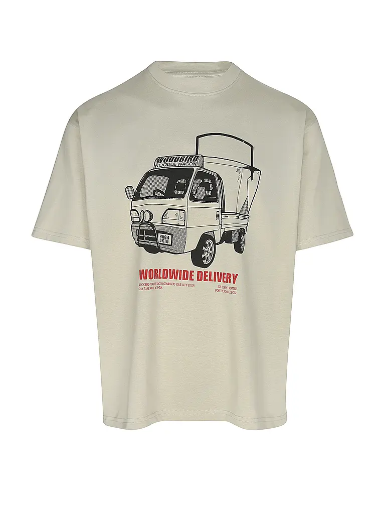 WOODBIRD | T-Shirt WBBAINE | Beige