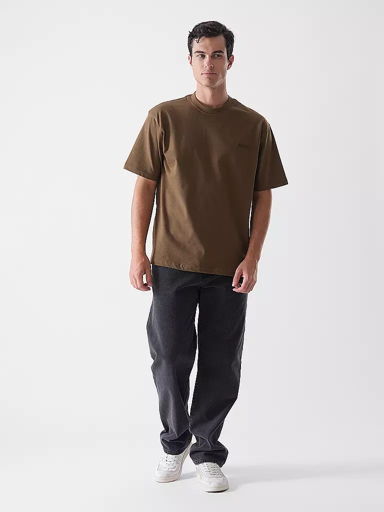 WOODBIRD | T-Shirt WBBAINE | Marrone chiaro