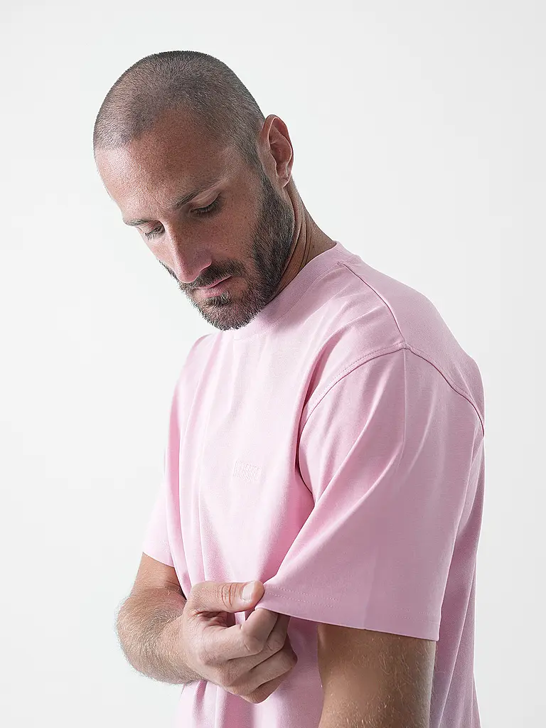 WOODBIRD | T-Shirt WBBAINE | Rosa