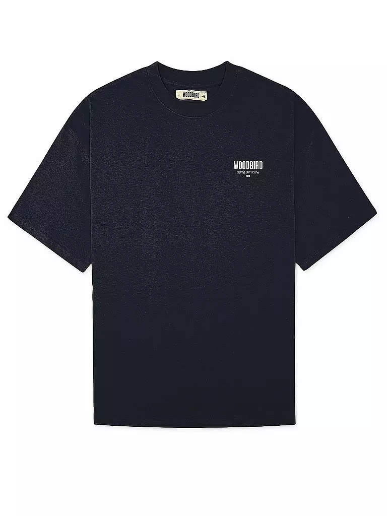 WOODBIRD | T-Shirt WBBEAM PHO | Blu scuro