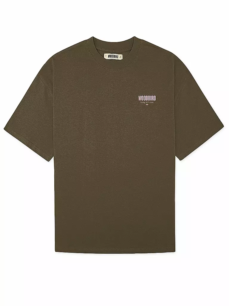 WOODBIRD | T-Shirt WBBEAM PHO | Marrone