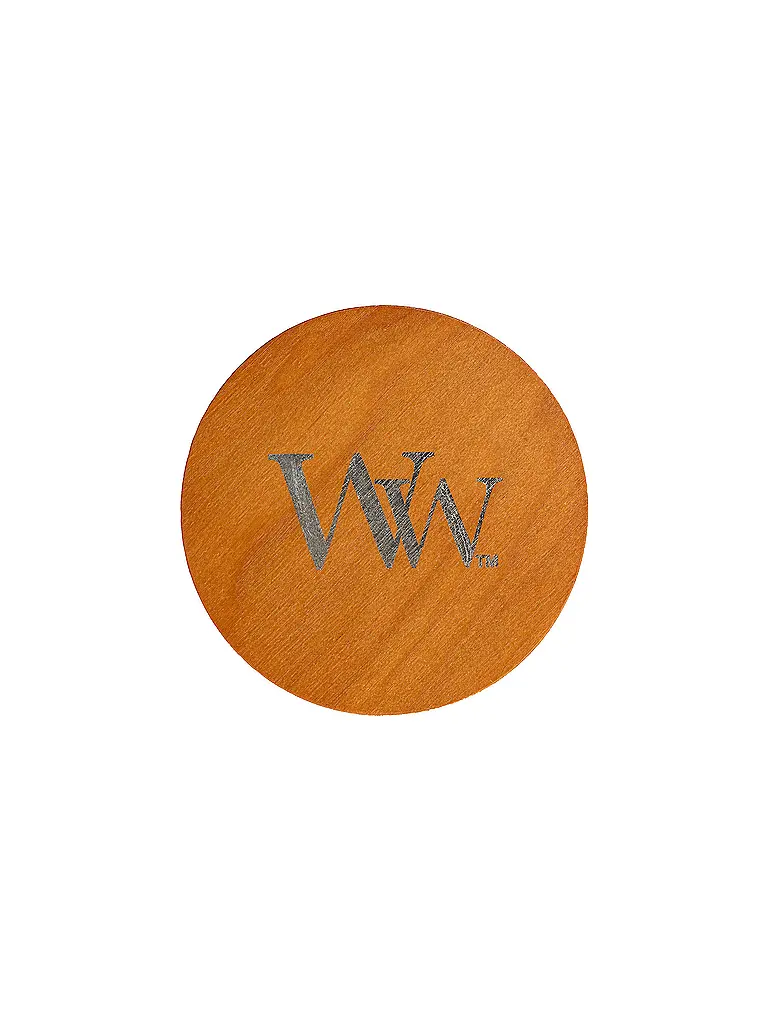 WOODWICK | Candela a Clessidra con Stoppino Scoppiettante 610g Large Patchouli Creme | Beige