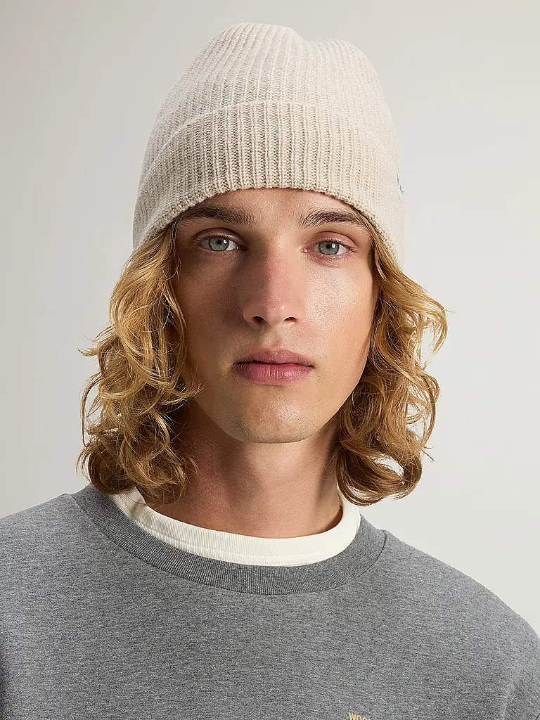 WOOLRICH | Berretto - Cuffia | Crema