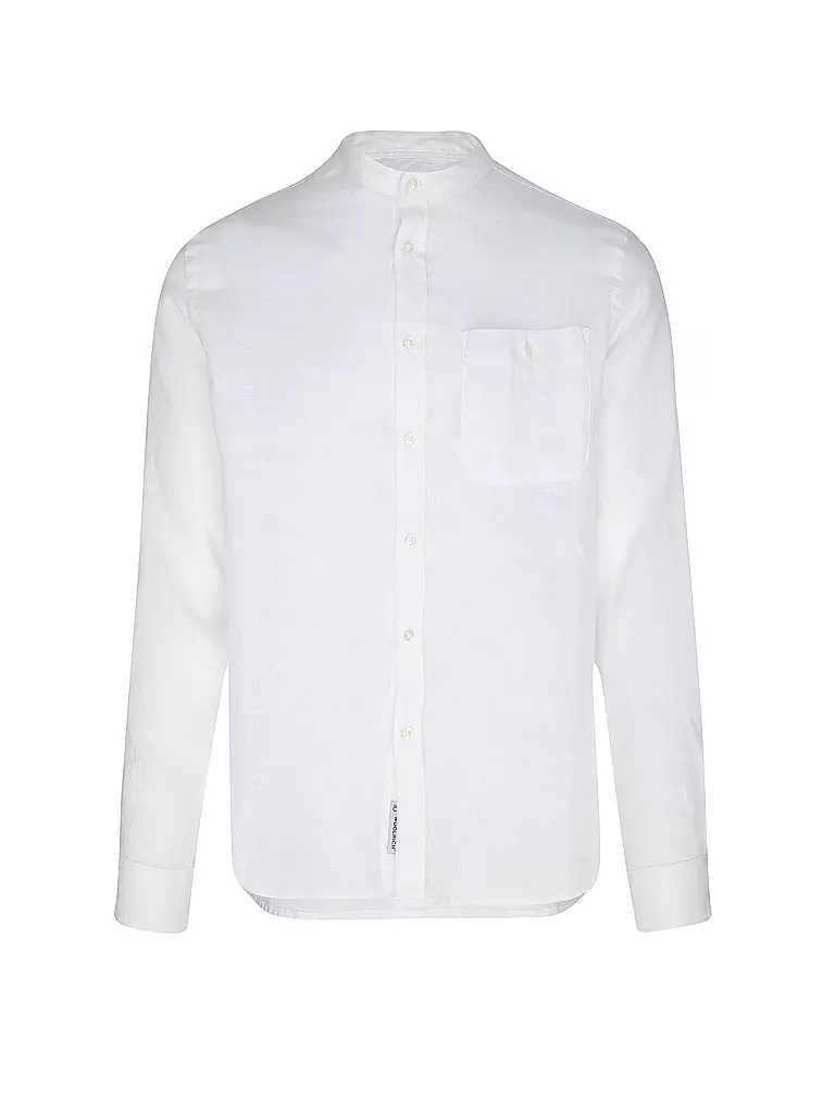 WOOLRICH | Camicia di lino regular fit | Bianco