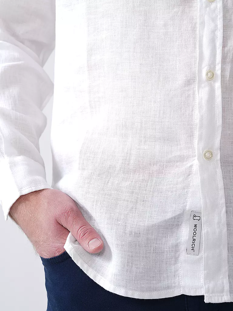 WOOLRICH | Camicia di lino regular fit | 