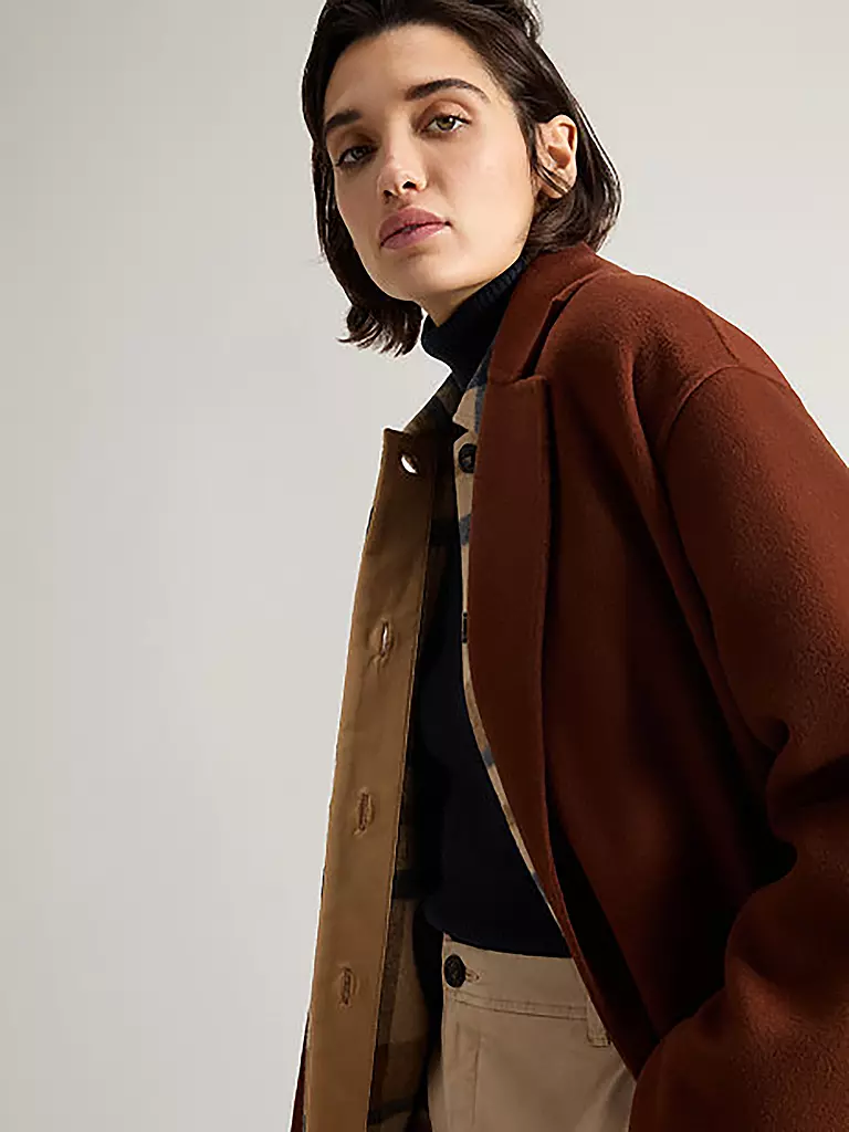 WOOLRICH | Cappotto di lana | Marrone