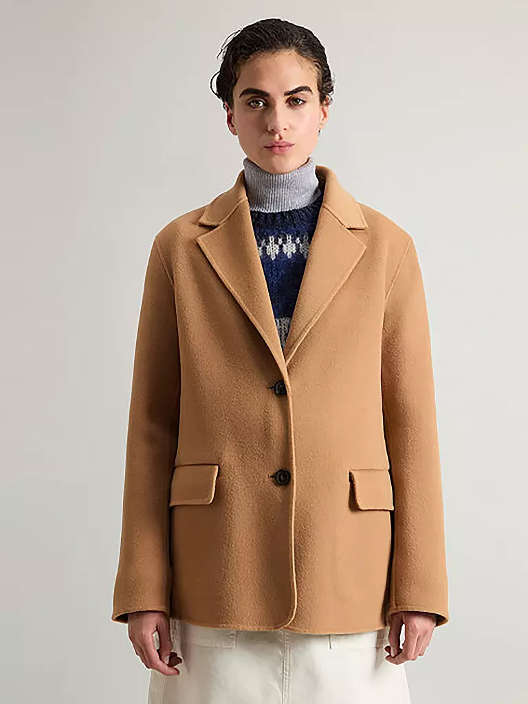 WOOLRICH | Giacca di lana | Cammello